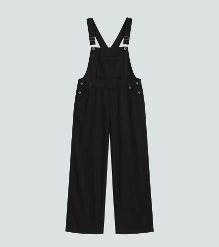 Overol Para Mujer Pantalon En Lino Unicolor DerekNG