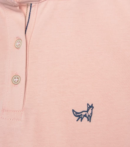 Isabel Polo Unicolor Con Estampado Delantero UnserRS