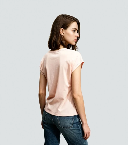 Aitana Blusa T Shirt Unicolor Con Estampado En Delantero UnserRS