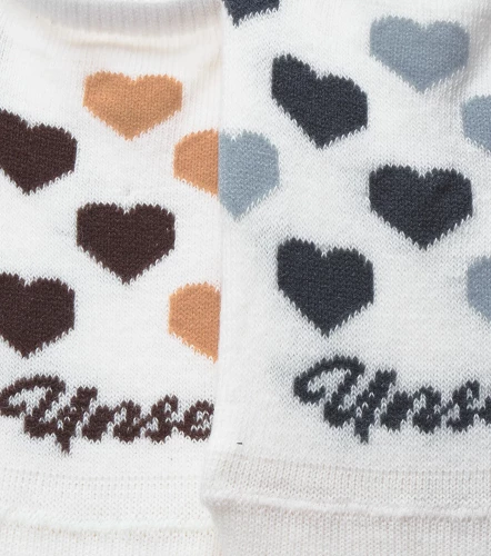 Julieth Medias Bipack Con Corazones En Contraste UnserCU