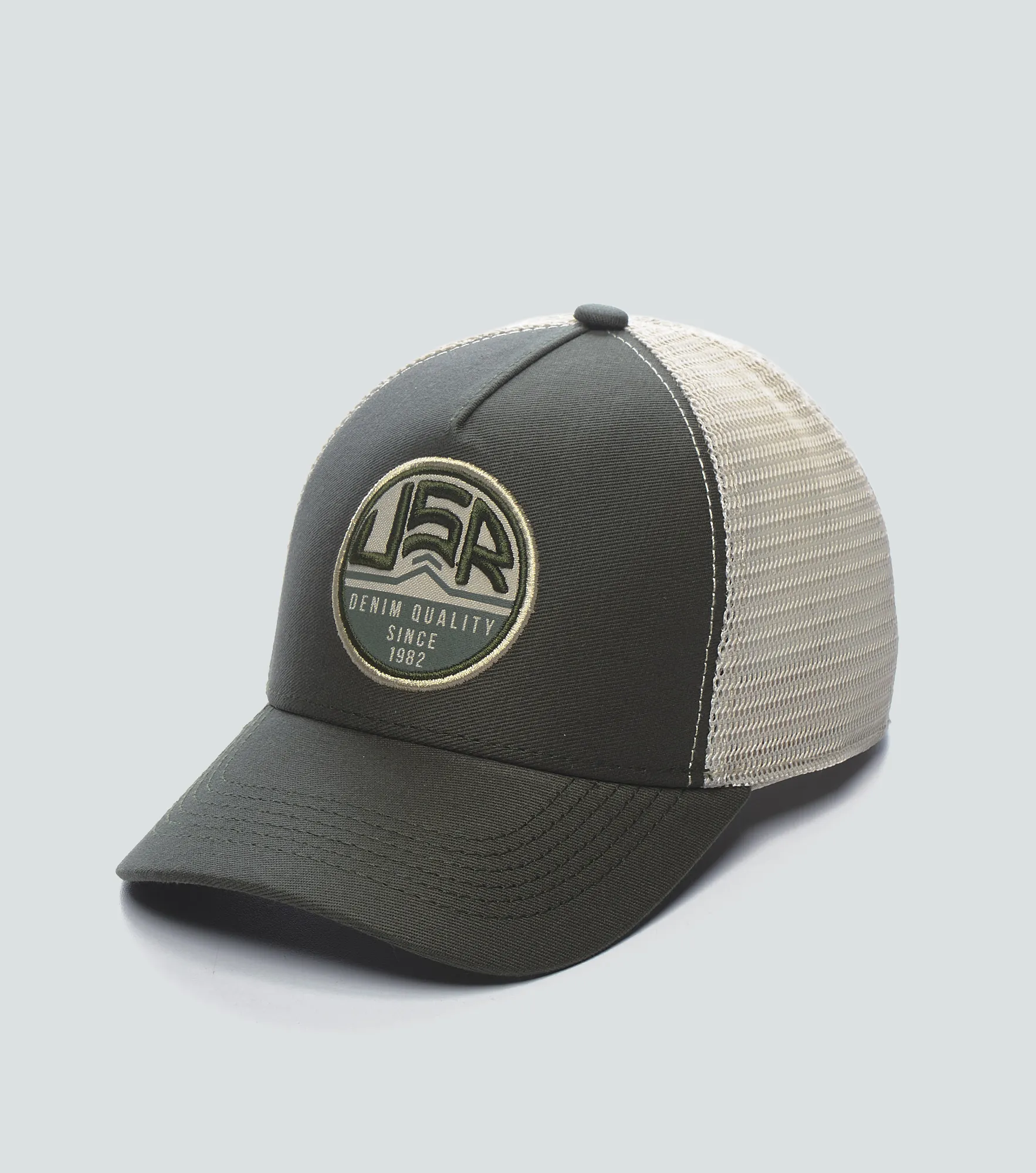 Zeus Gorra Conbinada Con Malla Y Aplique Unser 836248 VD