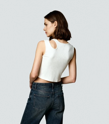 Olivia Blusa Slim Fit Con Corte En Escote TyperBH