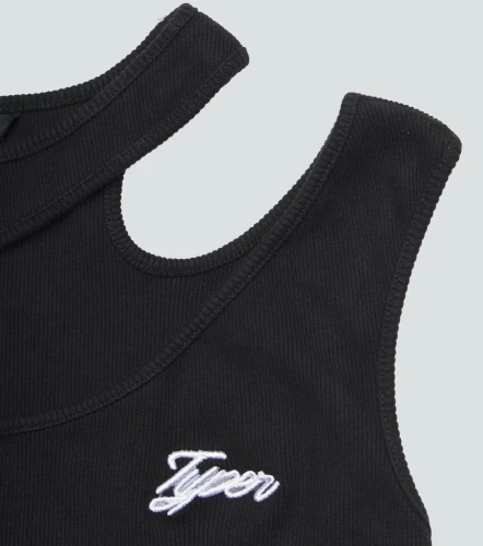 Olivia Blusa Slim Fit Con Corte En Escote TyperNG