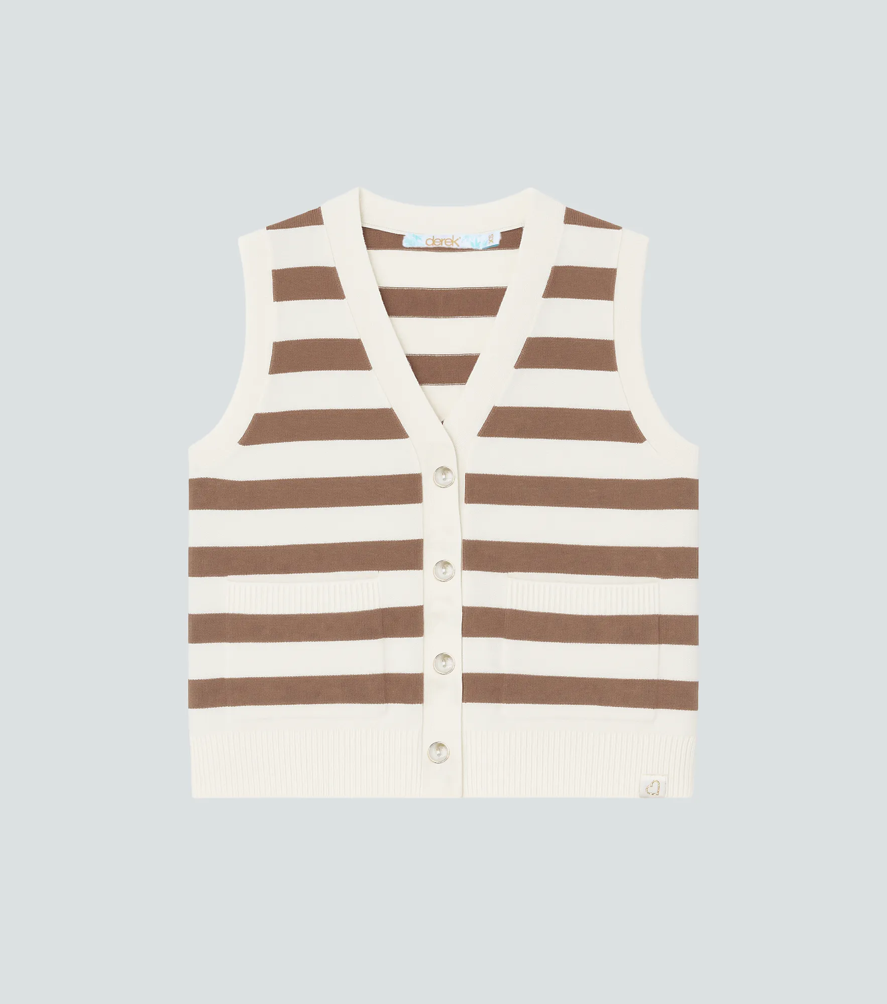 Luciana Chaleco Tejido Con Botones Derek Lovely 836857 AR