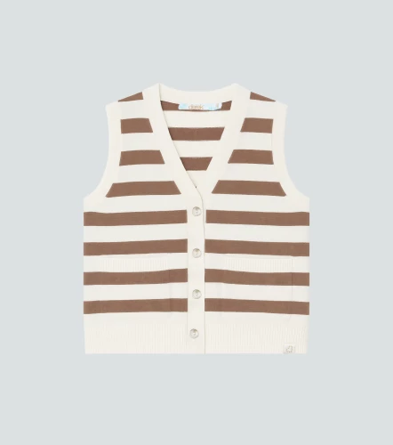 Luciana Chaleco Tejido Con Botones Derek LovelyAR