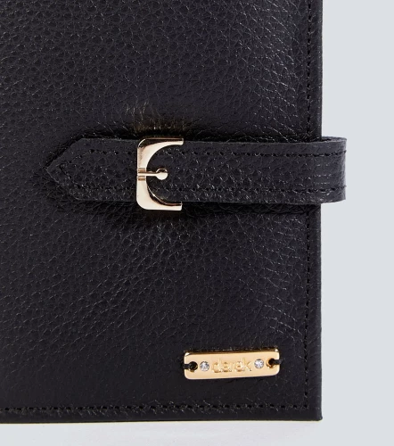 Billetera Pequena En Cuero Unicolor Dayanna DerekNG