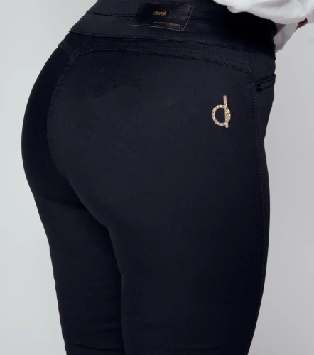 Jean Para Mujer Con Corte En Pretina Bota Skinny DerekNG