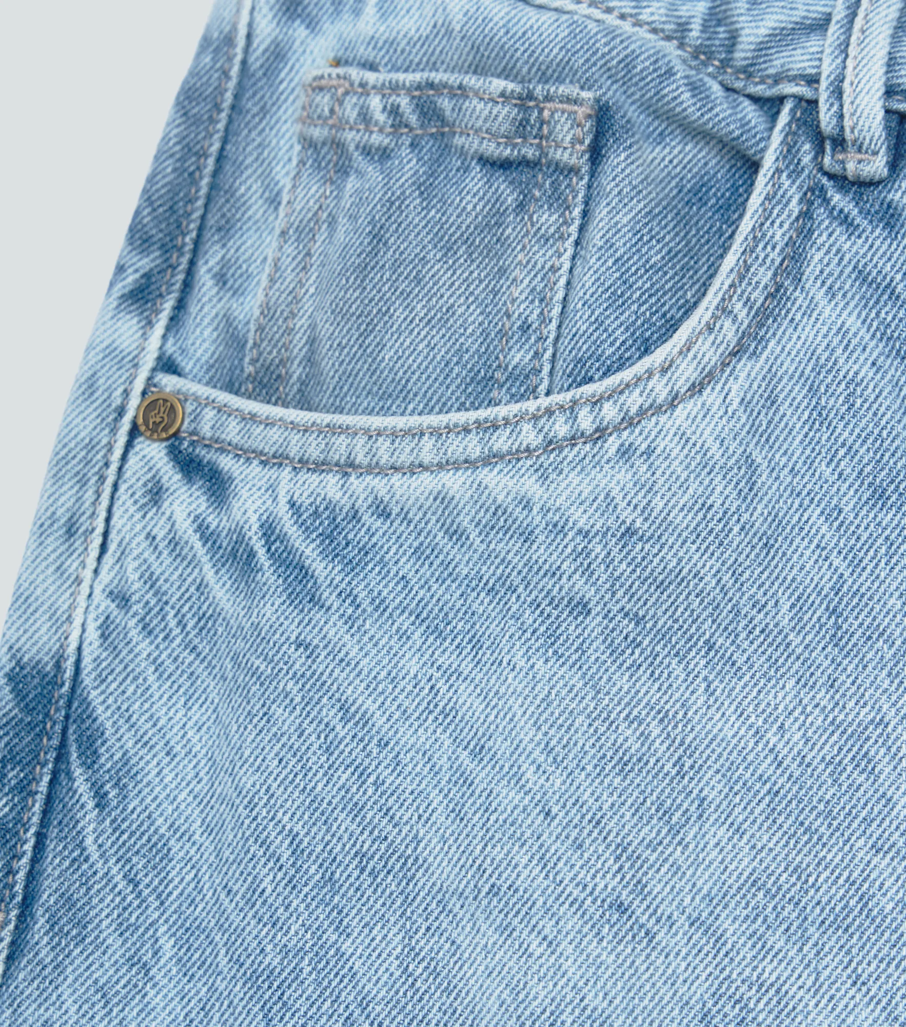 Maya Jean Tipo Culotte Con Botones En Jota Typer 823578