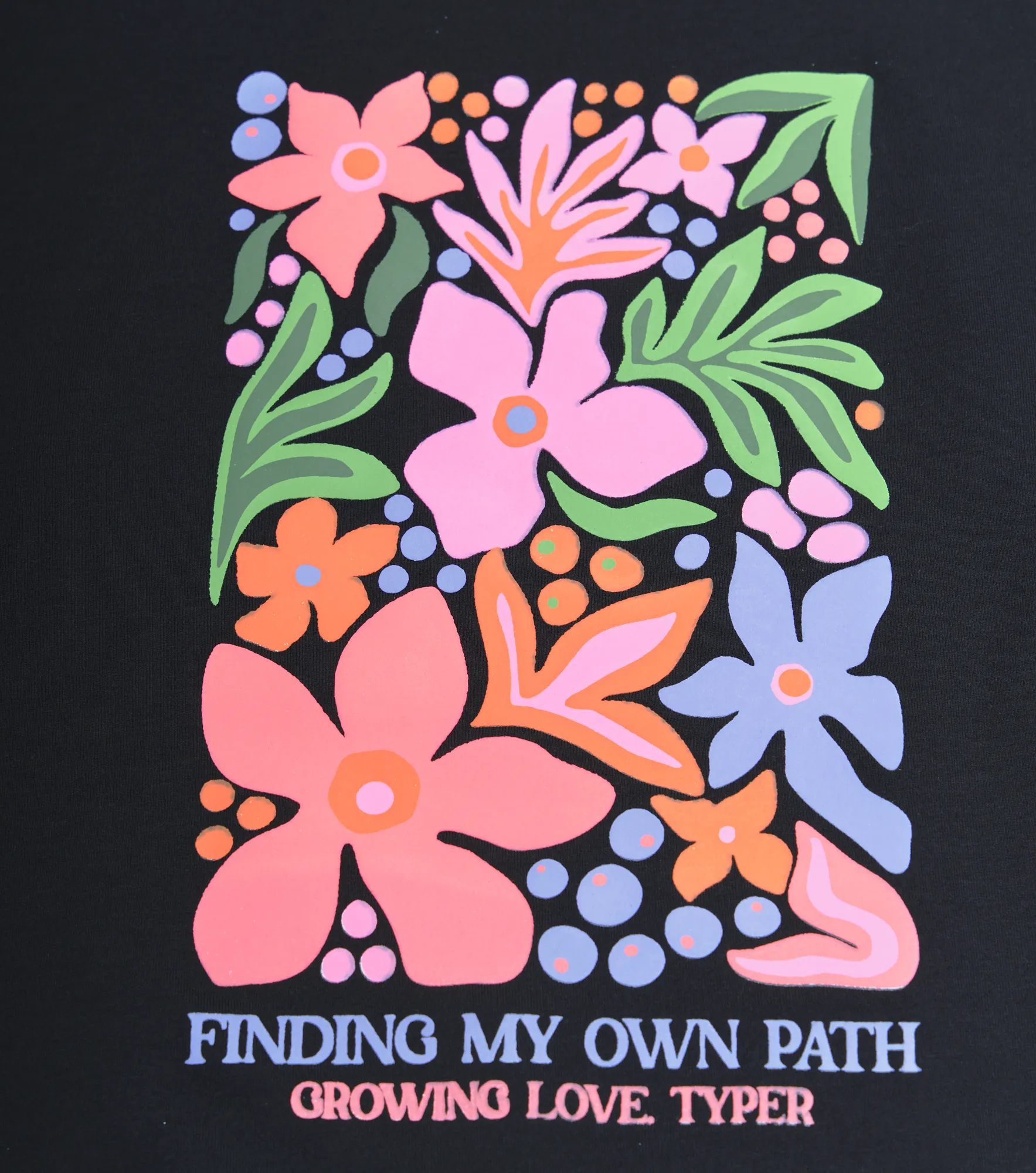 Naty T Shirt Oversize Estampada Typer 833674 BL