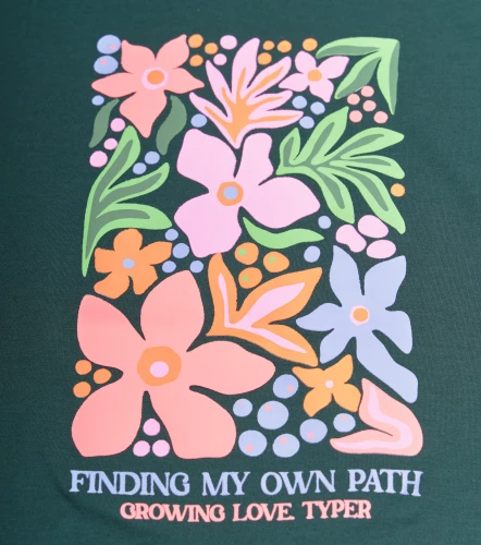 Naty T Shirt Oversize Estampada TyperVD