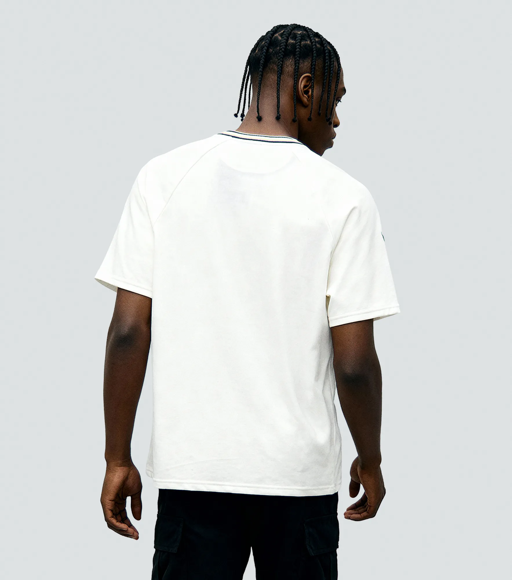 Niall T Shirt Oversise Bordada Con Cuello Tejido Typer 834080 AR