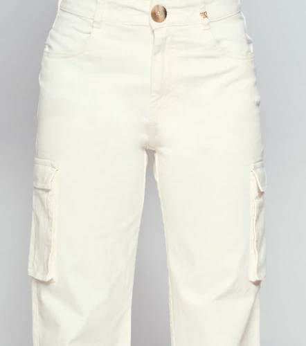 Pantalon Para Mujer Mariana Tipo Cargo Unicolor DerekAR