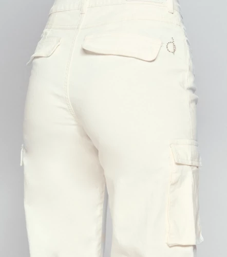 Pantalon Para Mujer Mariana Tipo Cargo Unicolor DerekAR