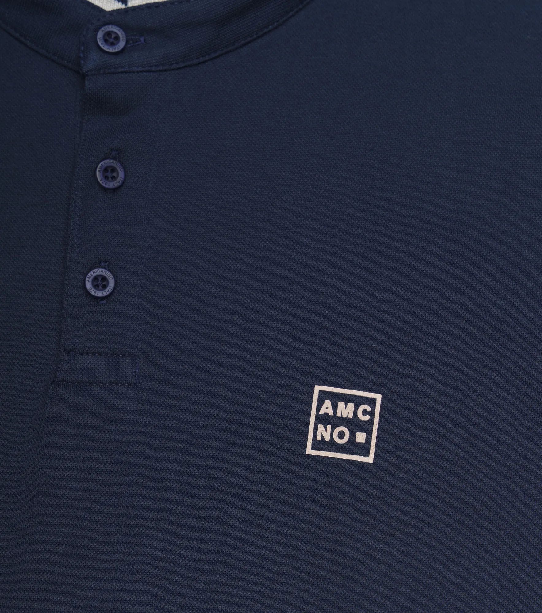 Polo Americanino Mc Slim Indio Apliq 130746 AZ