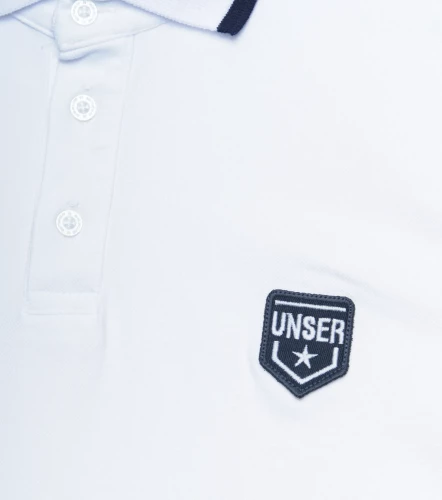 Slim Julian Polo Unicolor Con Bordado UnserBL