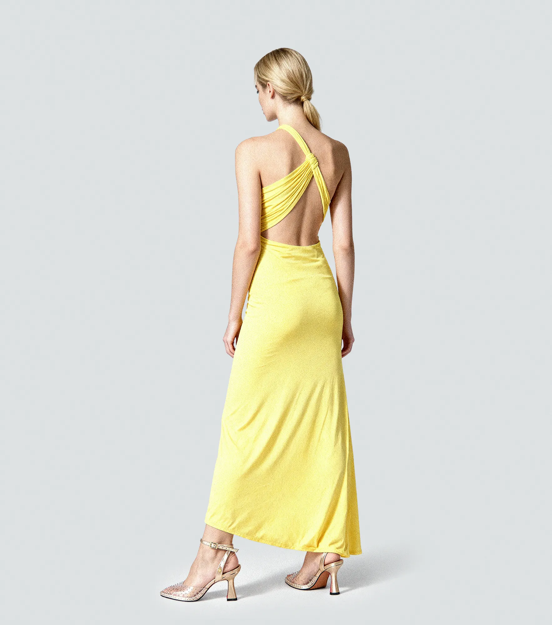 Vestido Largo Unicolor Derek 838034 AM