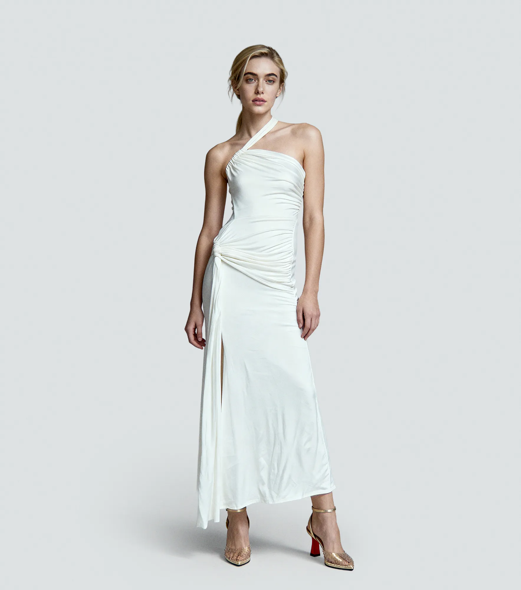 Vestido Largo Unicolor Derek 838034 AM