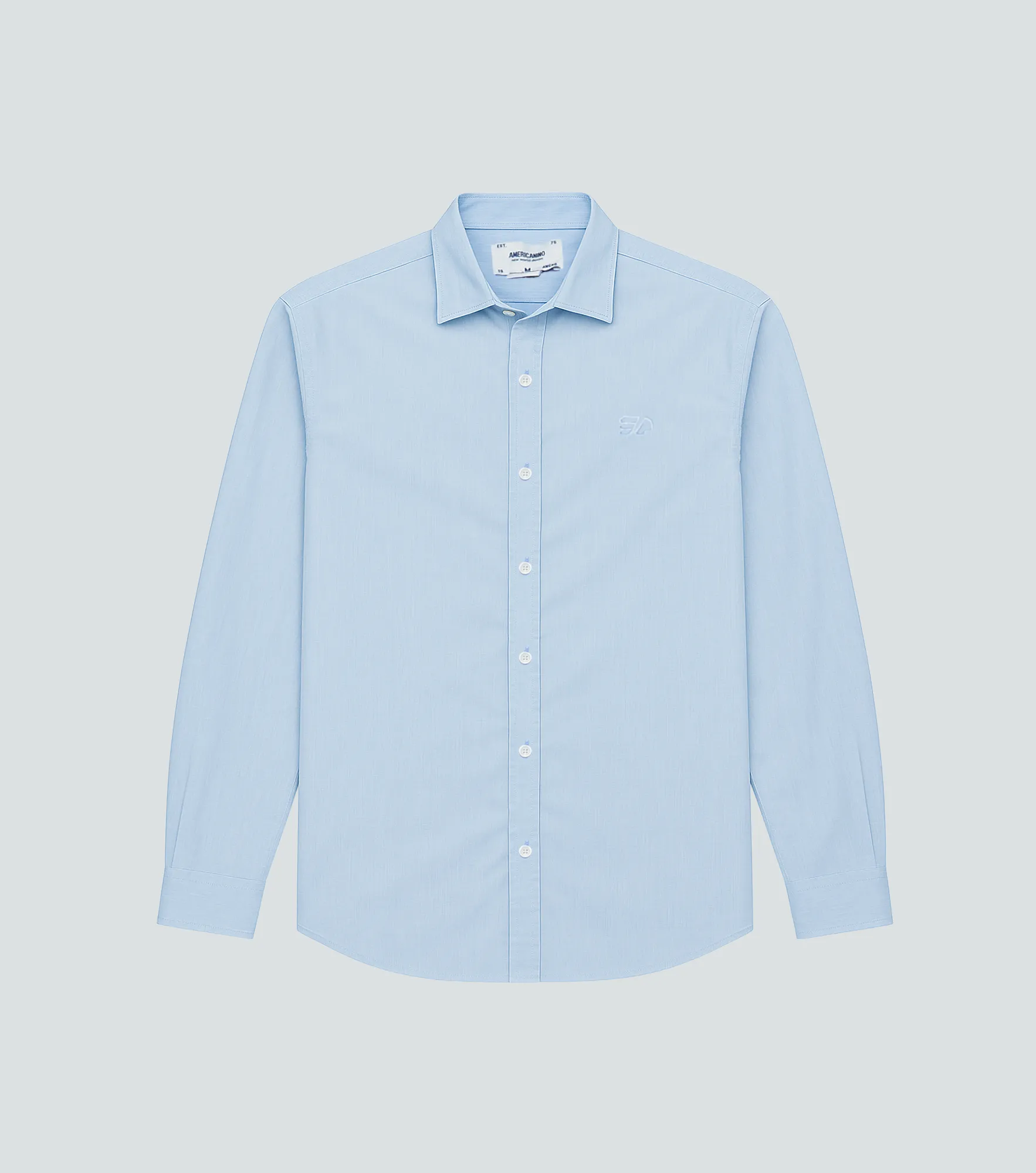 Camisa Americanino Ml Slim Fit Linea 132226 AZ