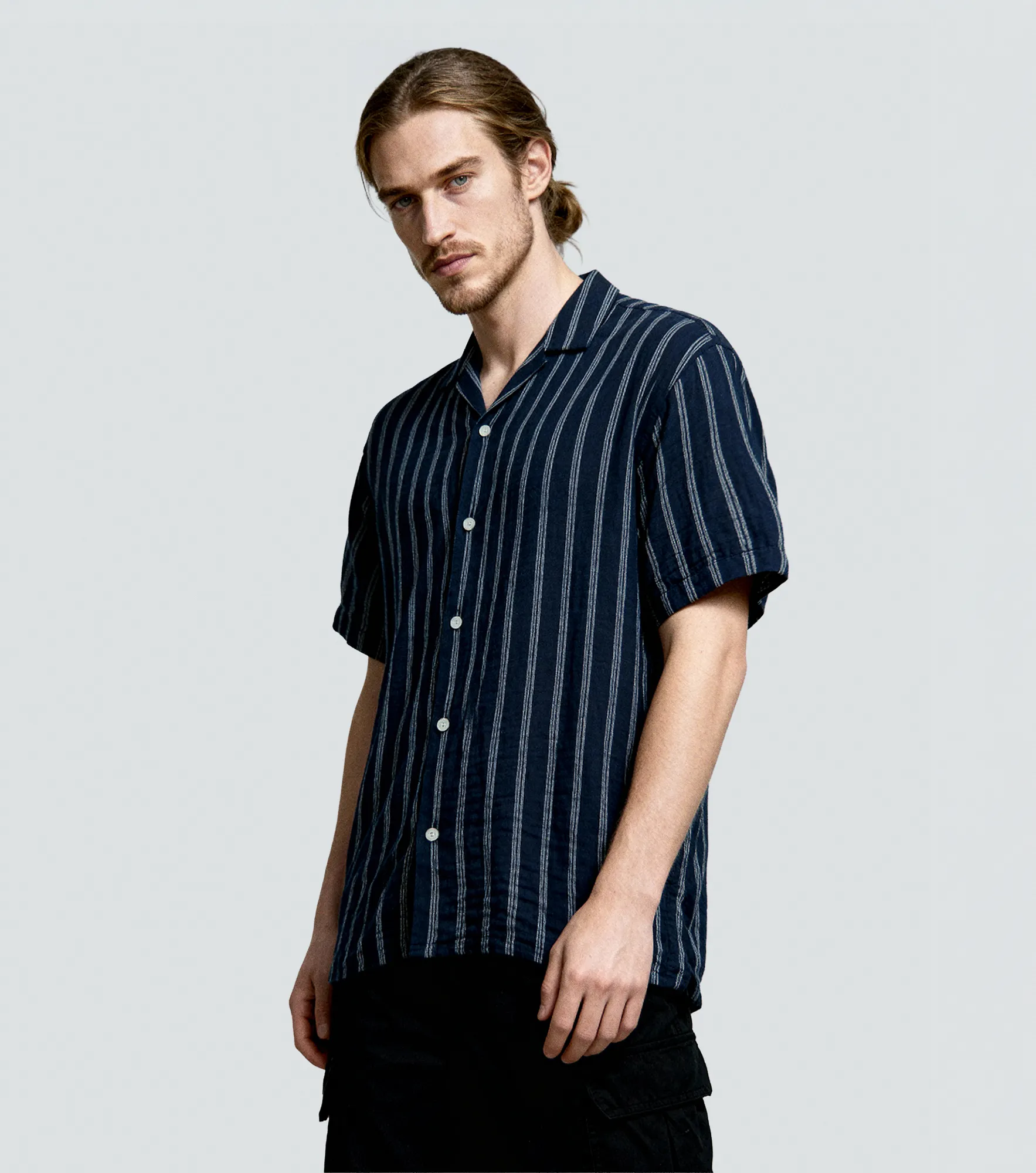 Camisa Jack And Jones Mc Joreaster Patras Resort Shirt Ss LnAZ