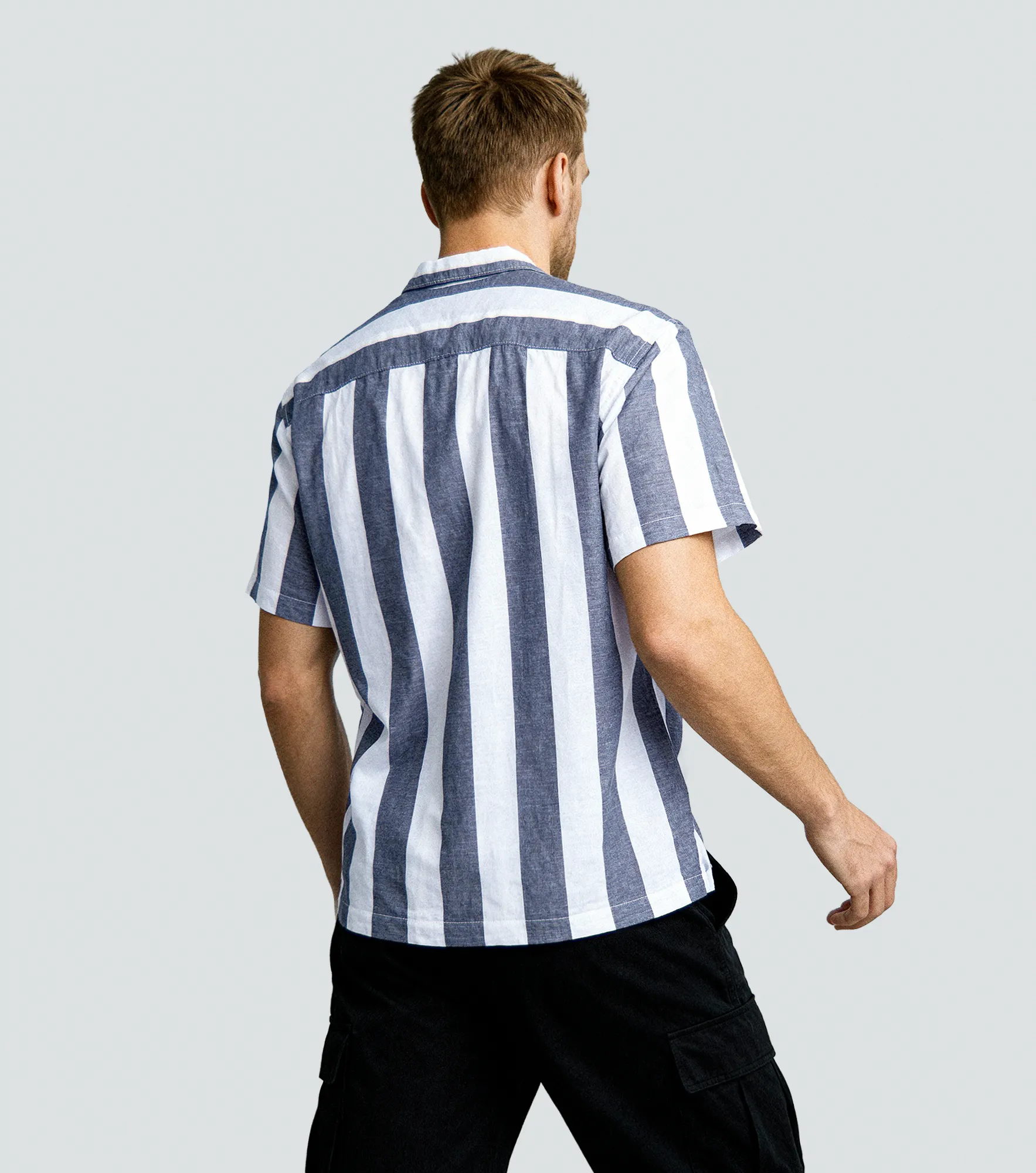 Camisa Jack And Jones Mc Jprsummer Linen Blend Shirt Stripe 132505 AZ