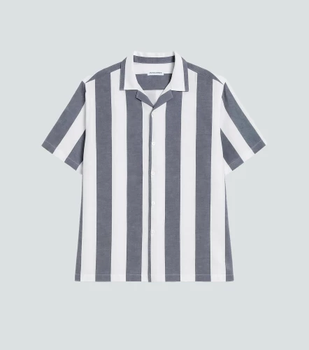 Camisa Jack And Jones Mc Jprsummer Linen Blend Shirt StripeAZ