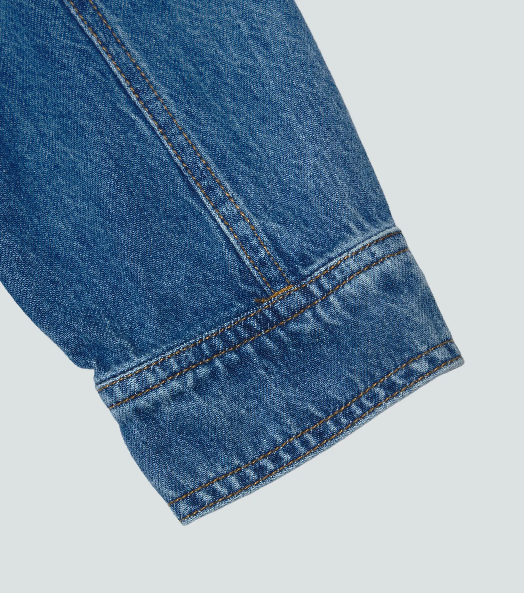 Larissa Enterizo Denim Manga 3 4 Con Cortes Y Bolsillos Unser 831711 AZ