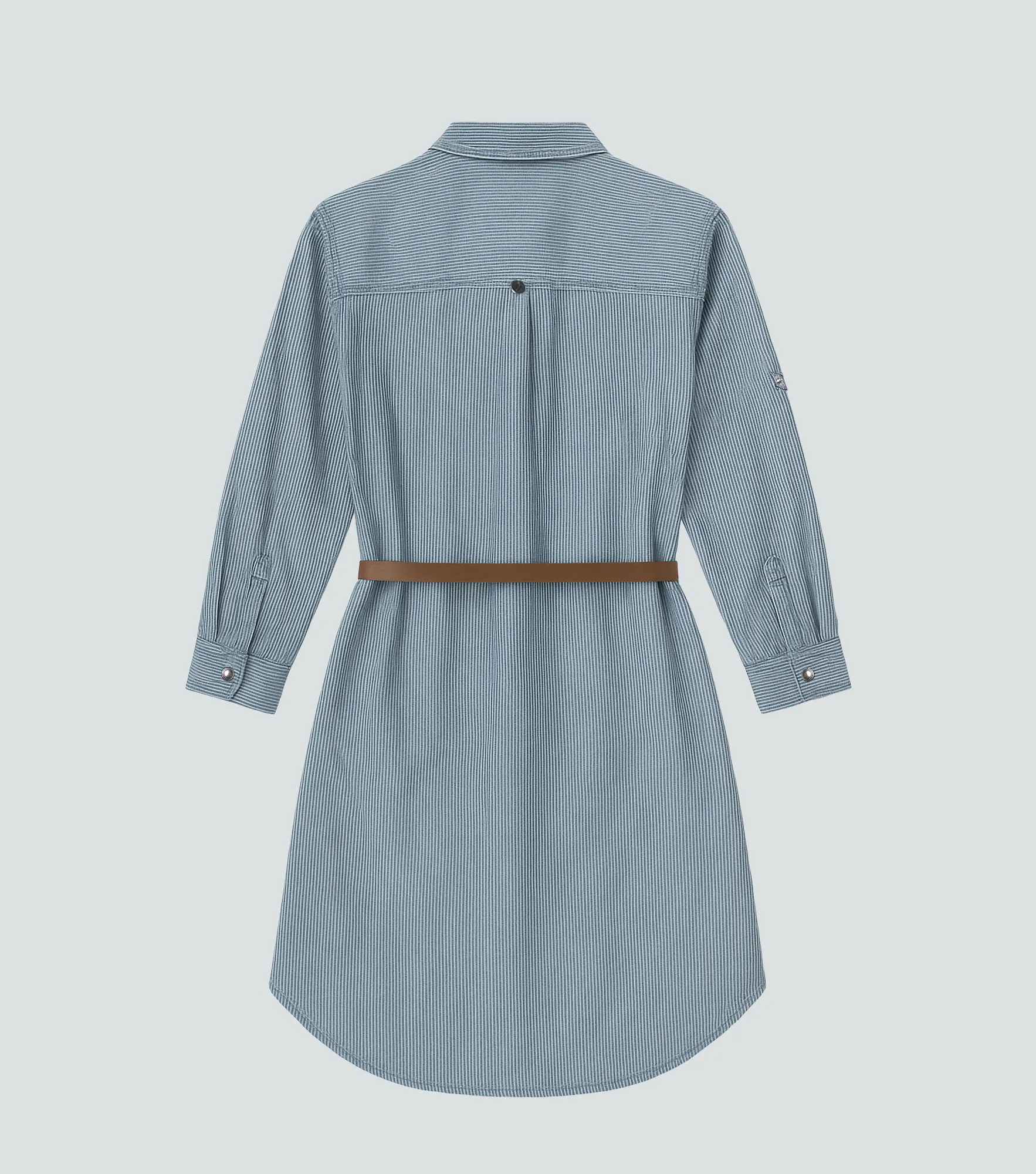 Margarita Vestido Manga 3 4 Con Lineas Verticales Unser 834550 AZ