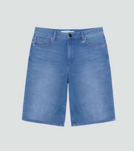 Bermuda Para Mujer En Indigo Janna DerekAZ