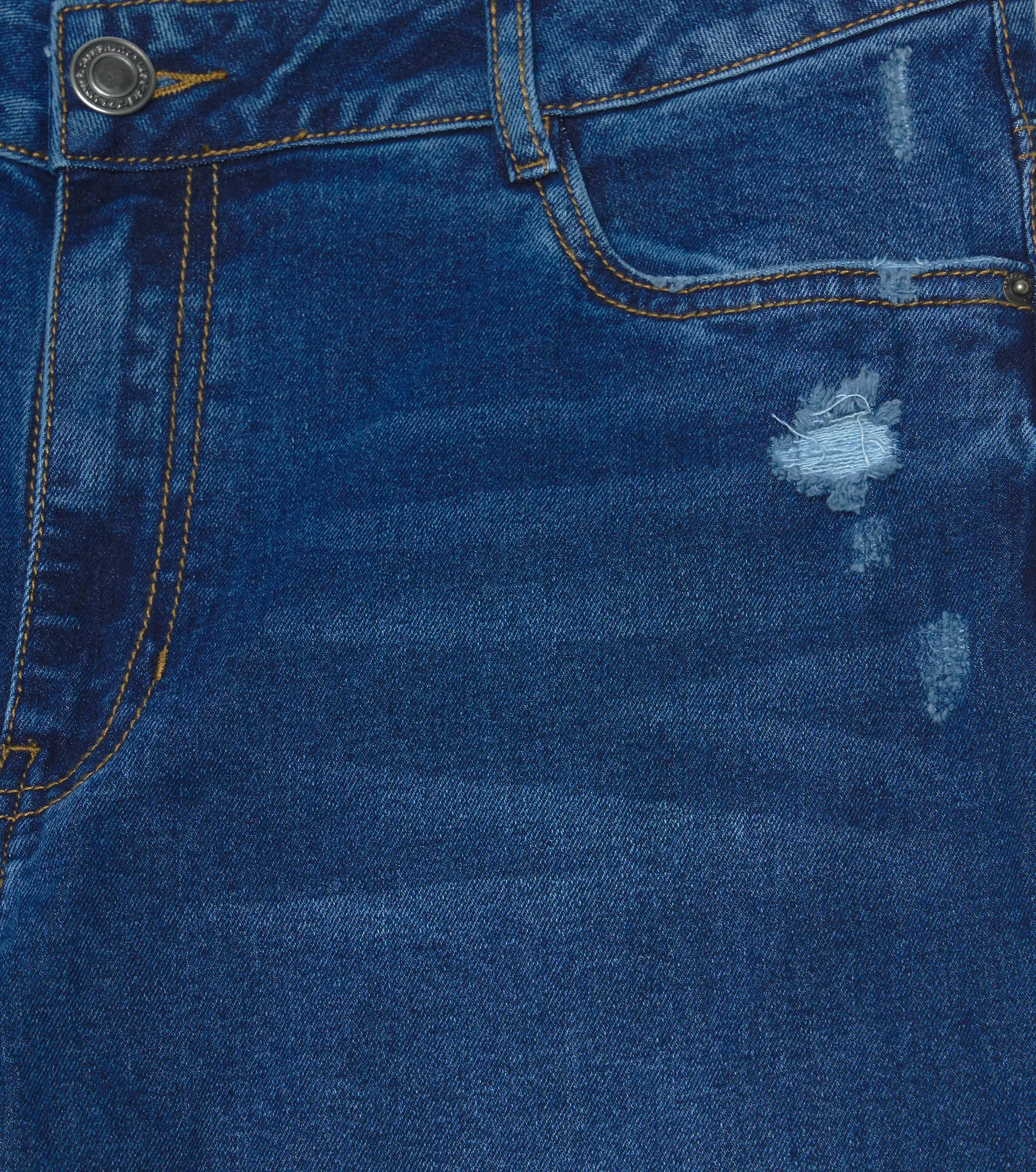 Bernes Flor Jean Cinco Bolsillos Con Bota Doblada Unser 836187 AZ