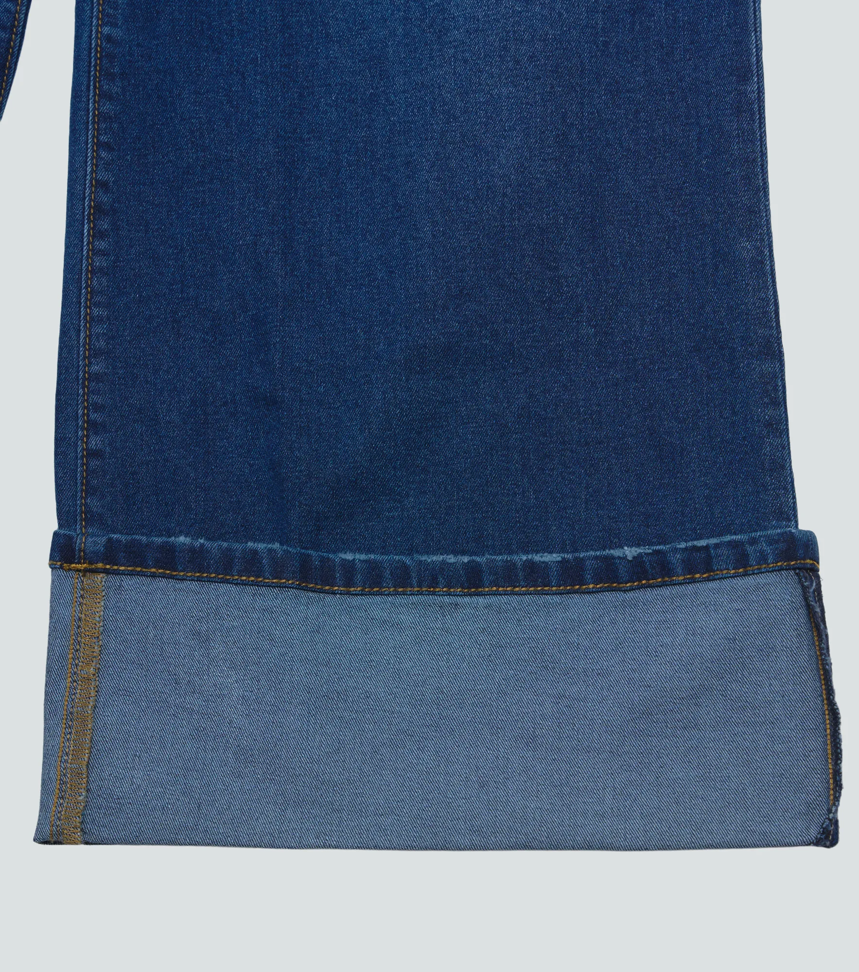 Bernes Flor Jean Cinco Bolsillos Con Bota Doblada Unser 836187 AZ