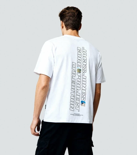 Camiseta Jack And Jones Jcolido Photo Back Tee Ss Crew NeckBL