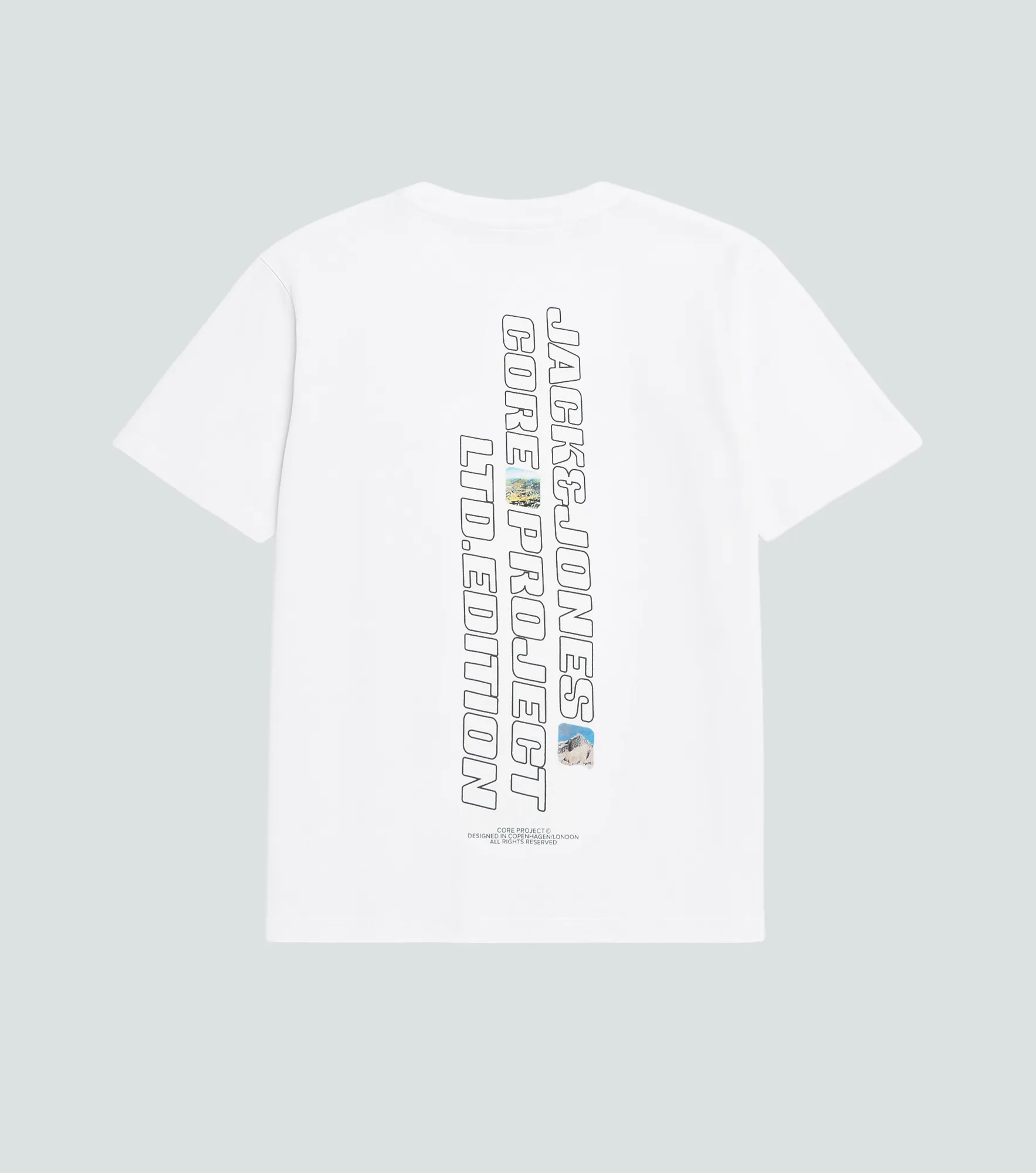 Camiseta Jack And Jones Jcolido Photo Back Tee Ss Crew Neck 132503 BL