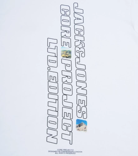 Camiseta Jack And Jones Jcolido Photo Back Tee Ss Crew NeckBL