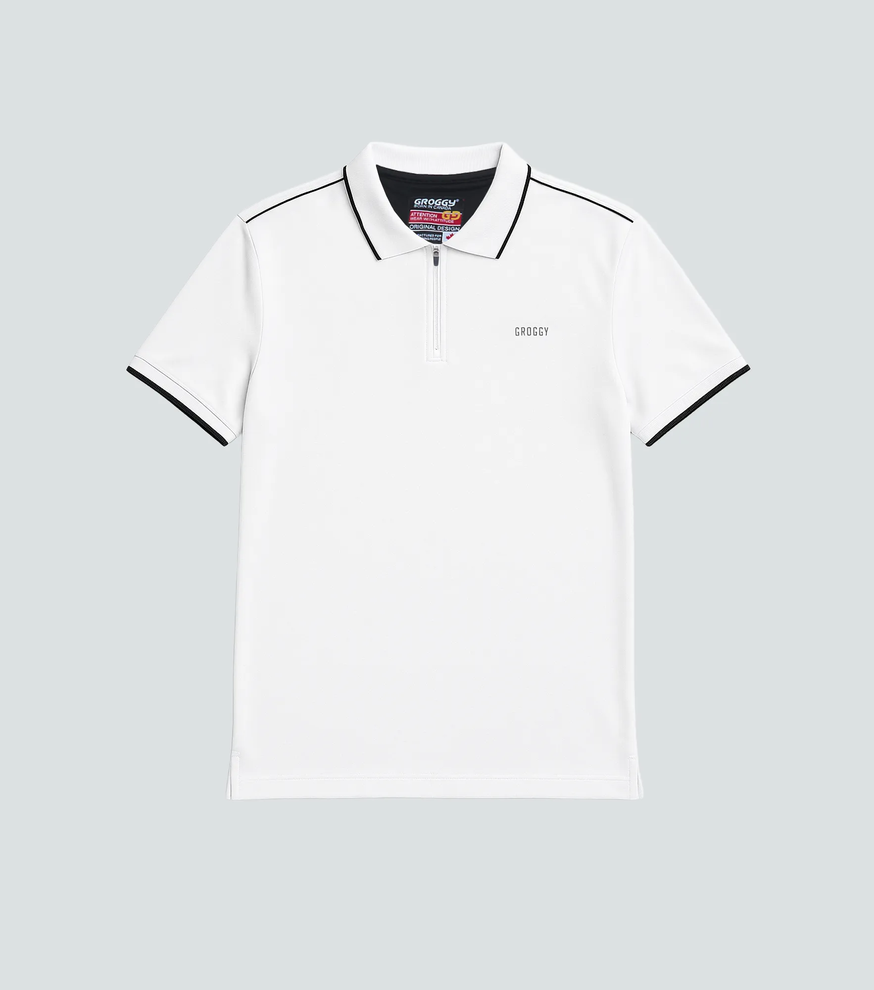 Vasil Polo Slim Masculina Groggy 836870 BL