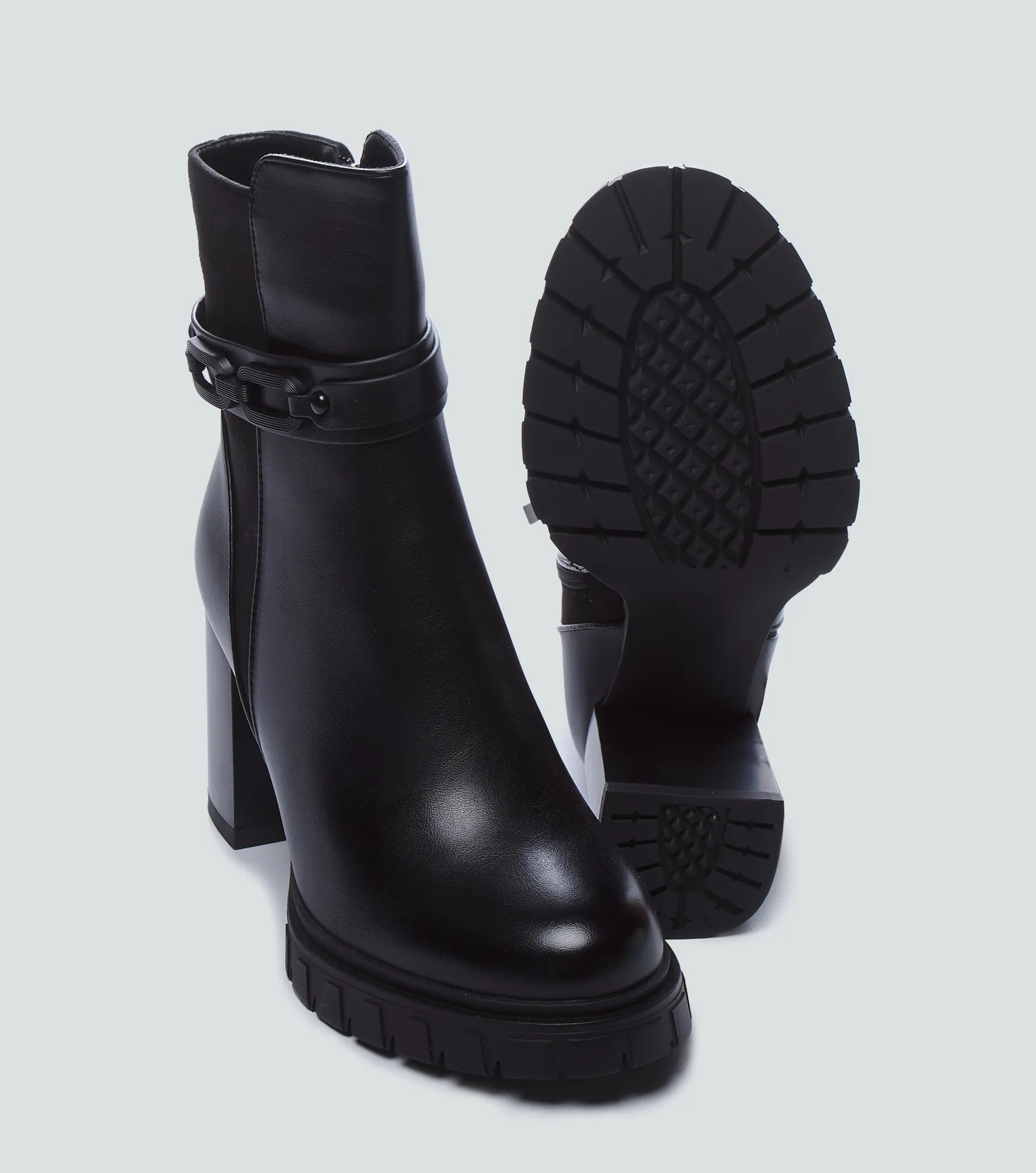 Bota Cana Media Unicolor Derek 832527 NG