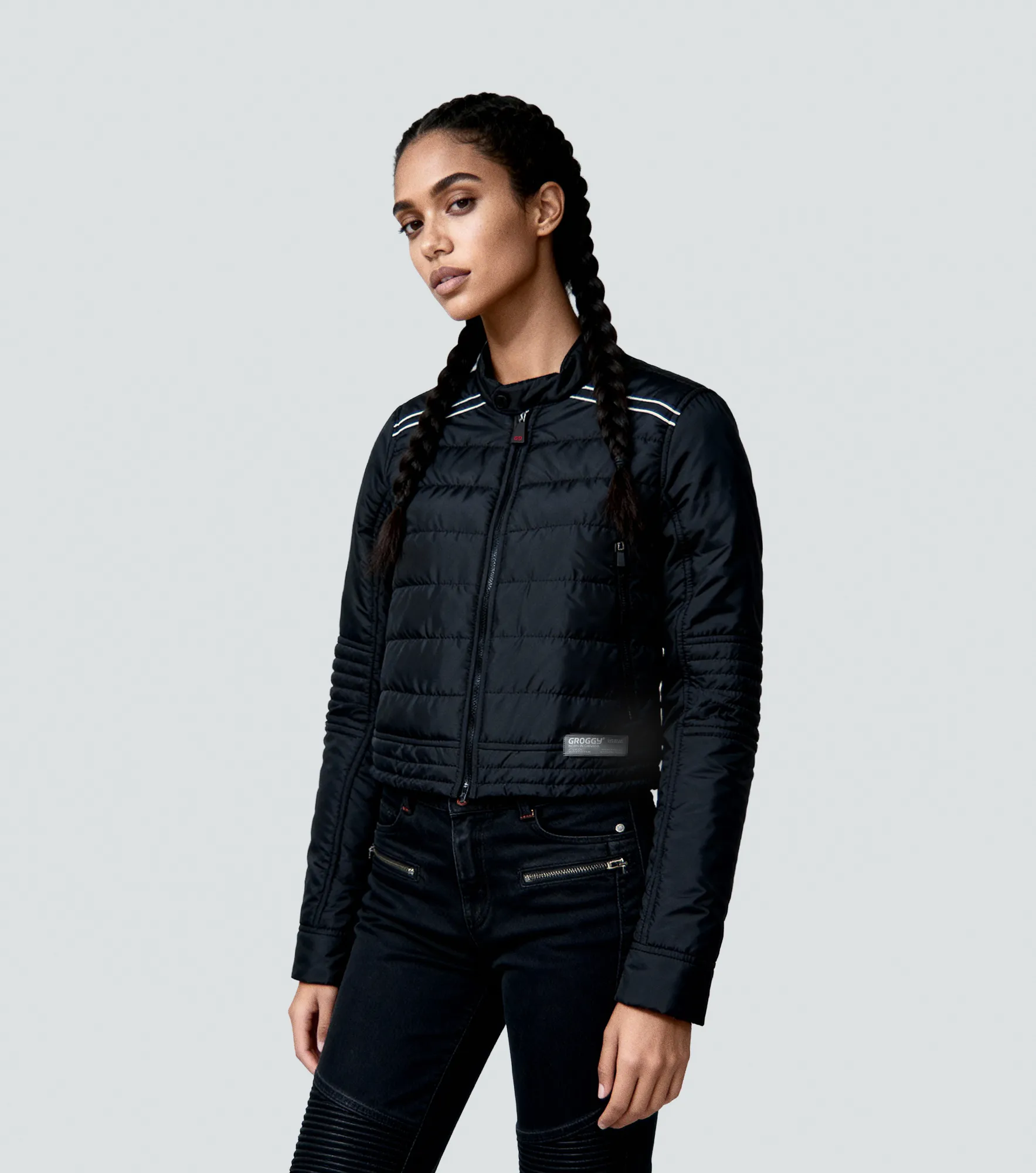 Verika Chaqueta Tipo Biker Femenina Groggy 834512 NG
