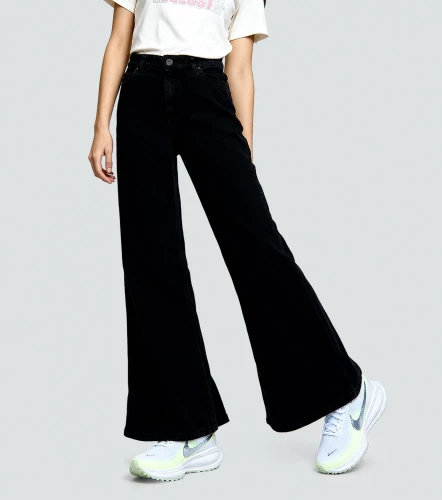 Star Karina Jean Negro Bota Flared UnserNG