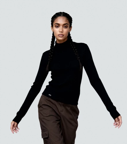 Monica Buzo Tejido Unicolor Cuello Alto UnserNG