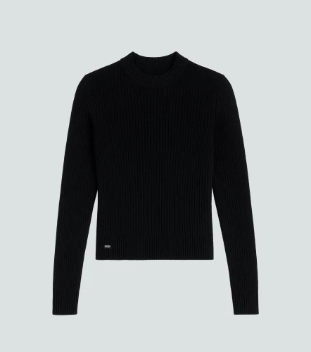 Monica Buzo Tejido Unicolor Cuello Alto UnserNG