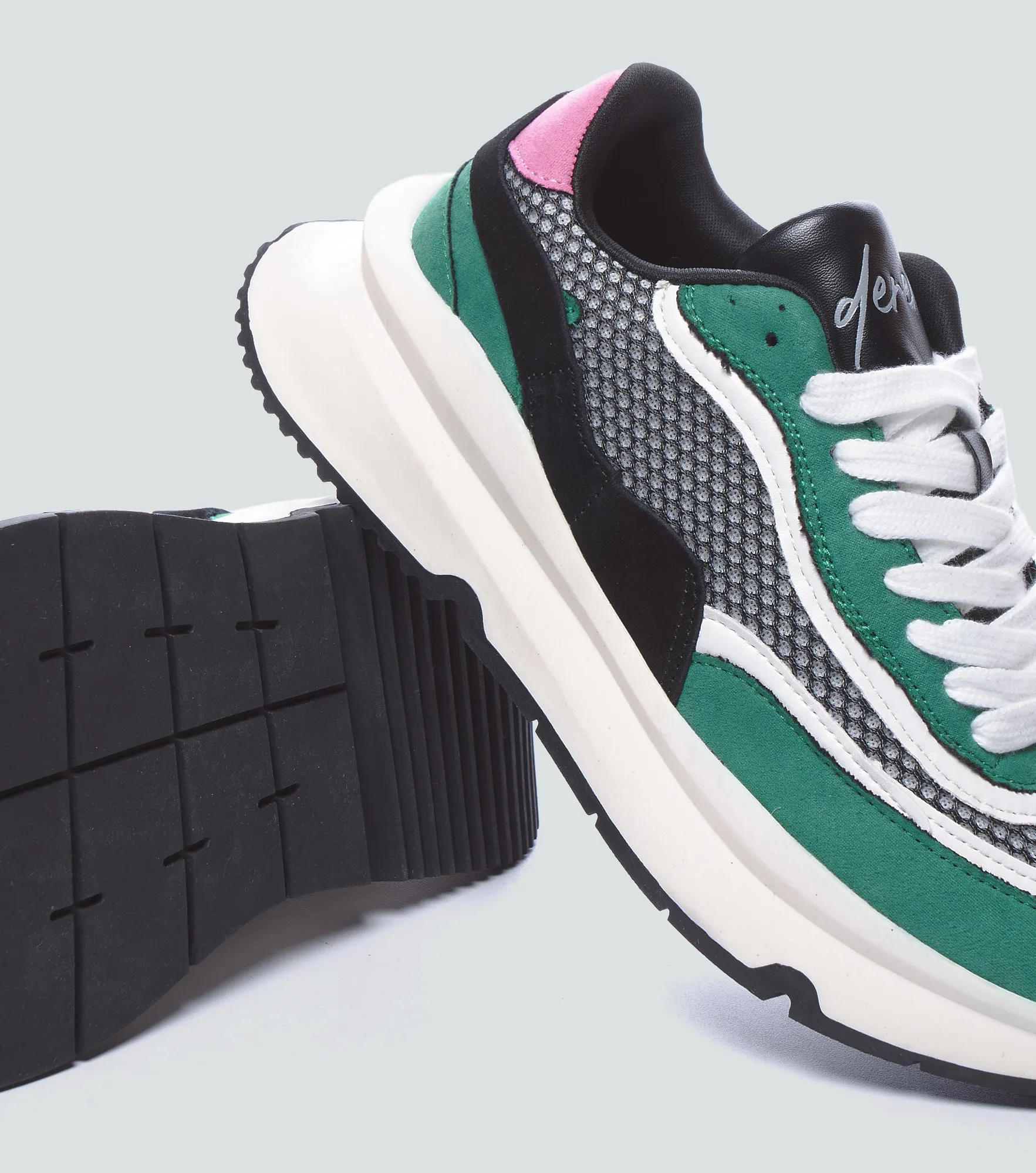 Tenis Combinados Suela Alta Derek 836368 VD