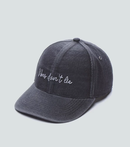 Soil Gorra En Denim Bordada TyperGO