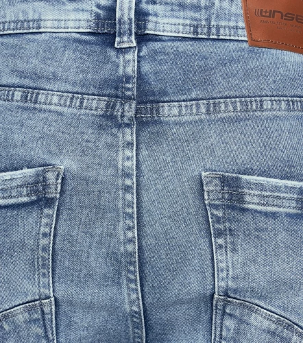 Bermuda Para Hombre En Indigo Con Proceso Claro UnserAZ