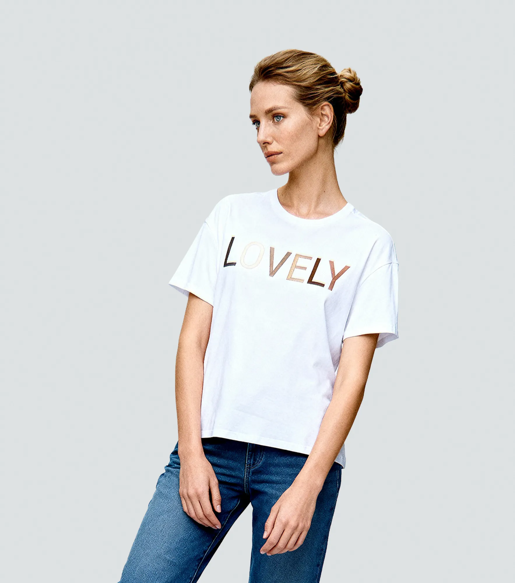 Camiseta Para Mujer Con Bordado Derek Lovely 829729 BL