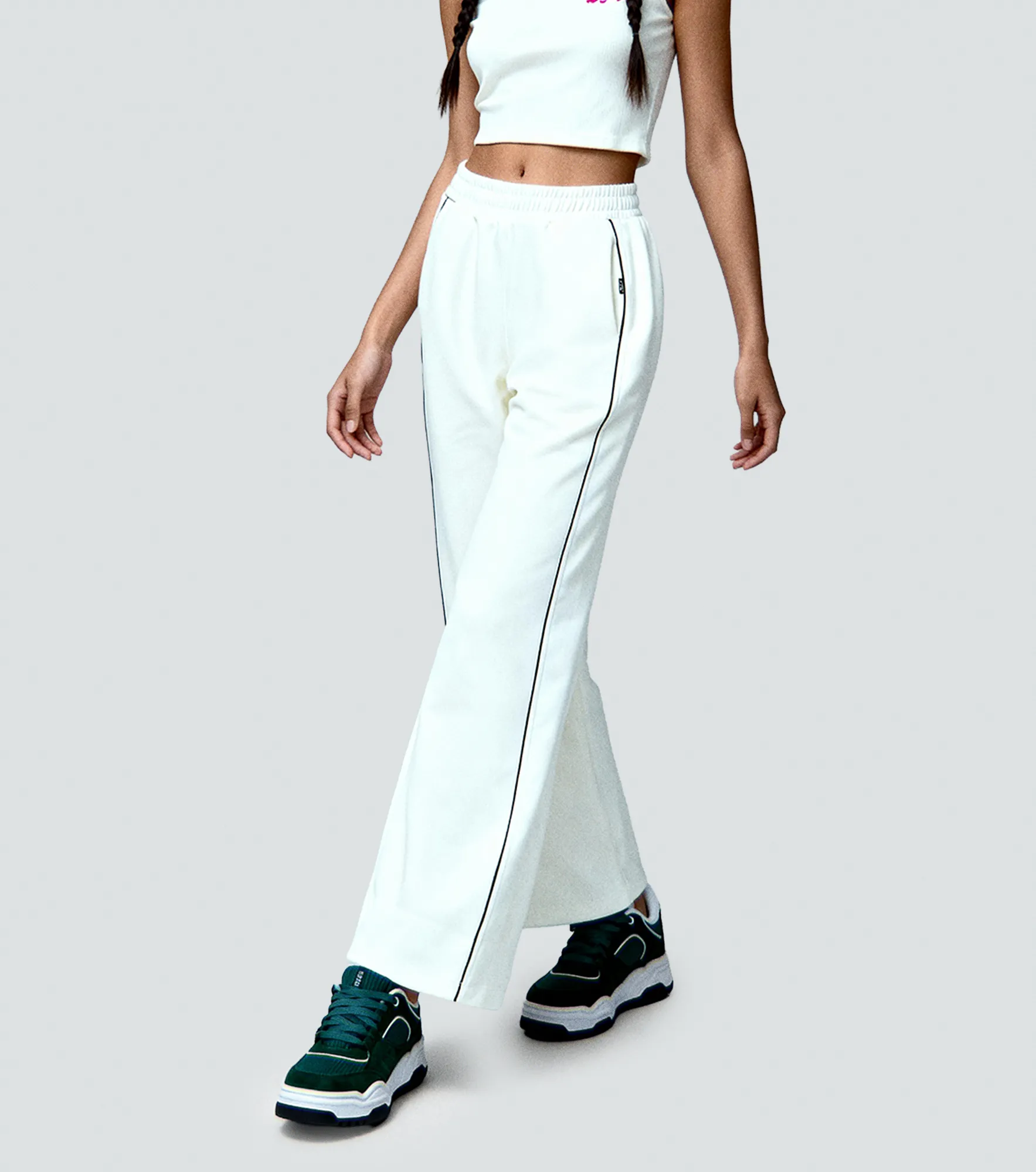 Cazzu Pantalon Recto Con Cortes Typer 834495 BH