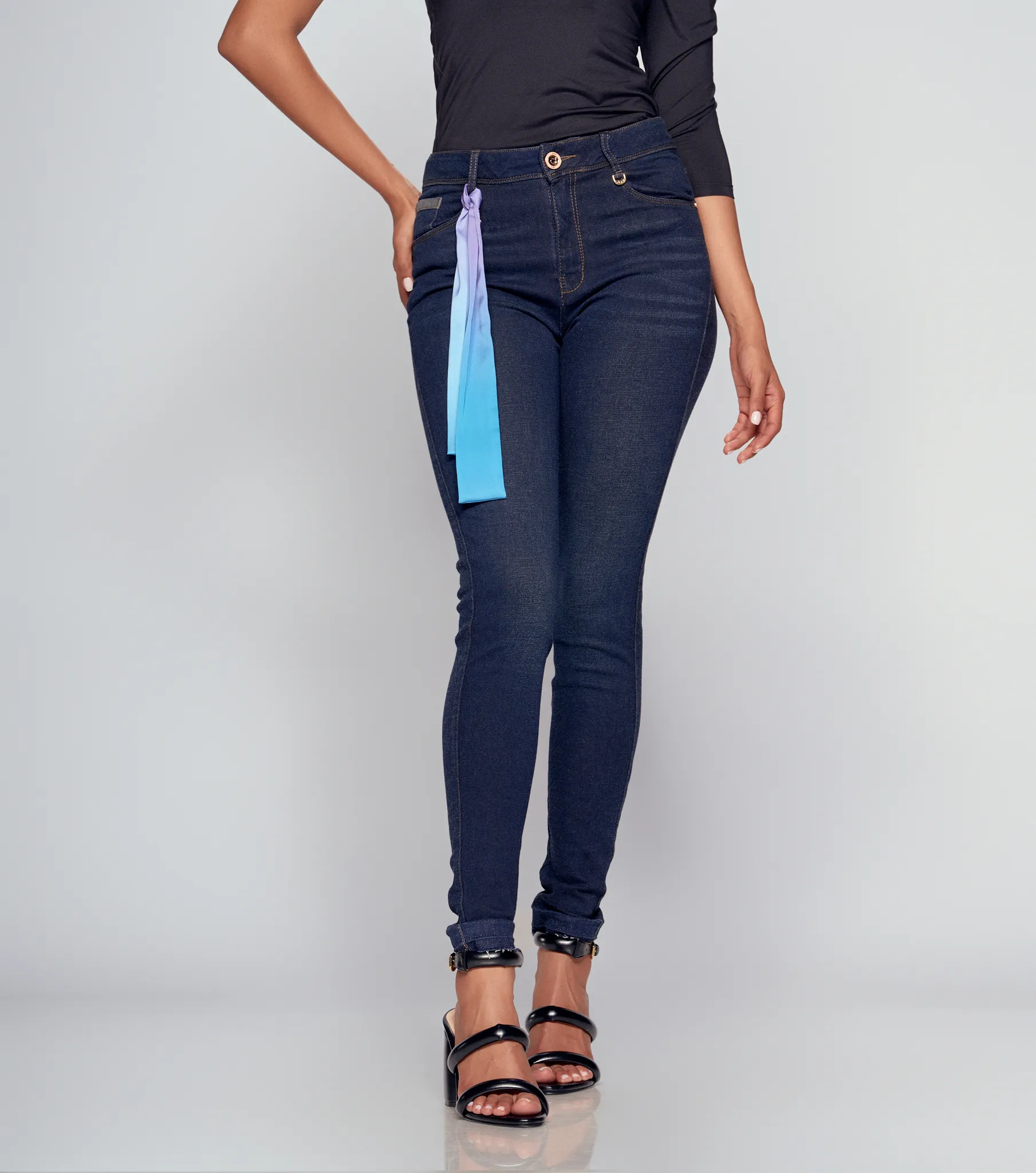 Jean Para Mujer Bota Skinny Con Proceso Barcelona Adele Derek 829844 AZ