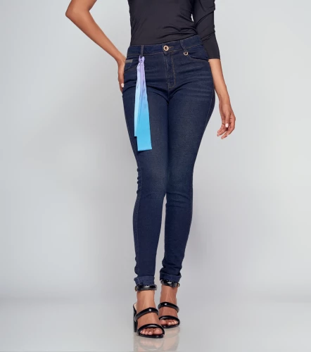 Jean Para Mujer Bota Skinny Con Proceso Barcelona Adele DerekAZ