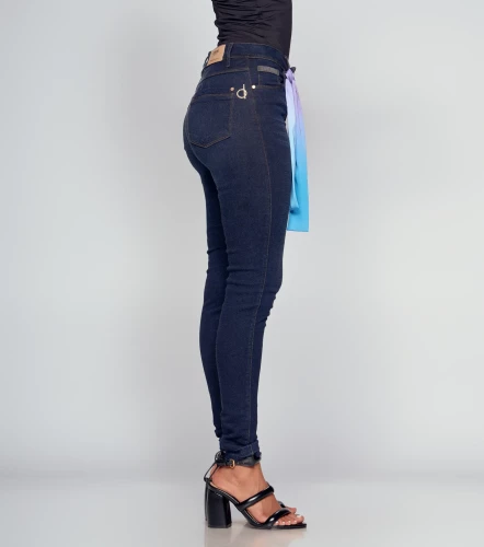 Jean Para Mujer Bota Skinny Con Proceso Barcelona Adele DerekAZ