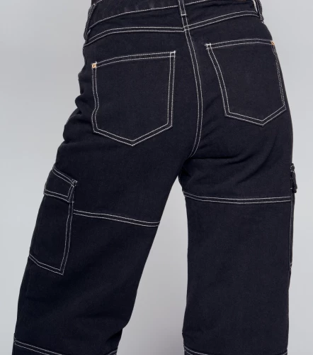 Jean Para Mujer Con Costuras En Constraste Praga Sophie Derek LovelyNG