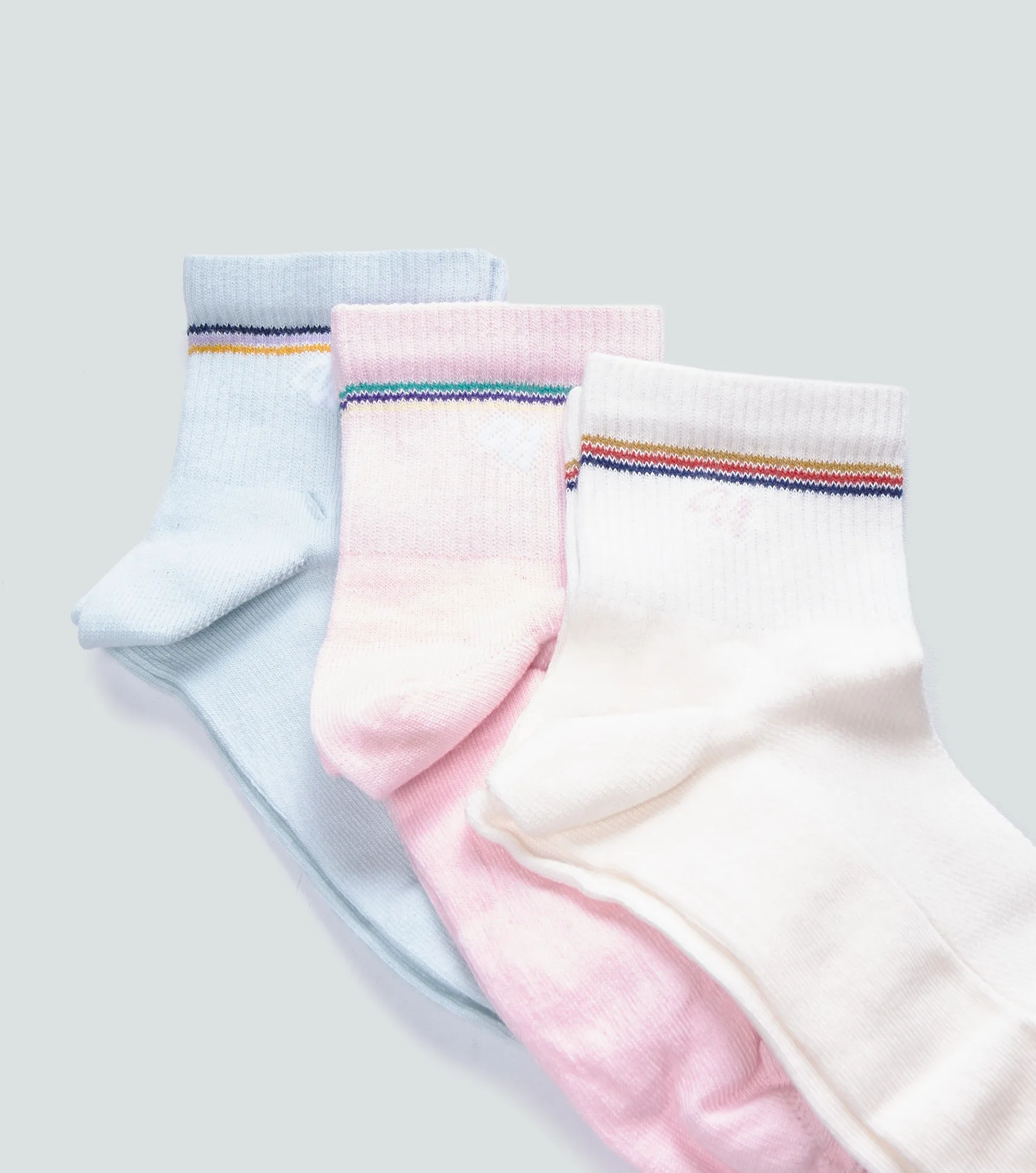 Lorena Medias Tripack Con U En Color Contraste Unser 836979 CU