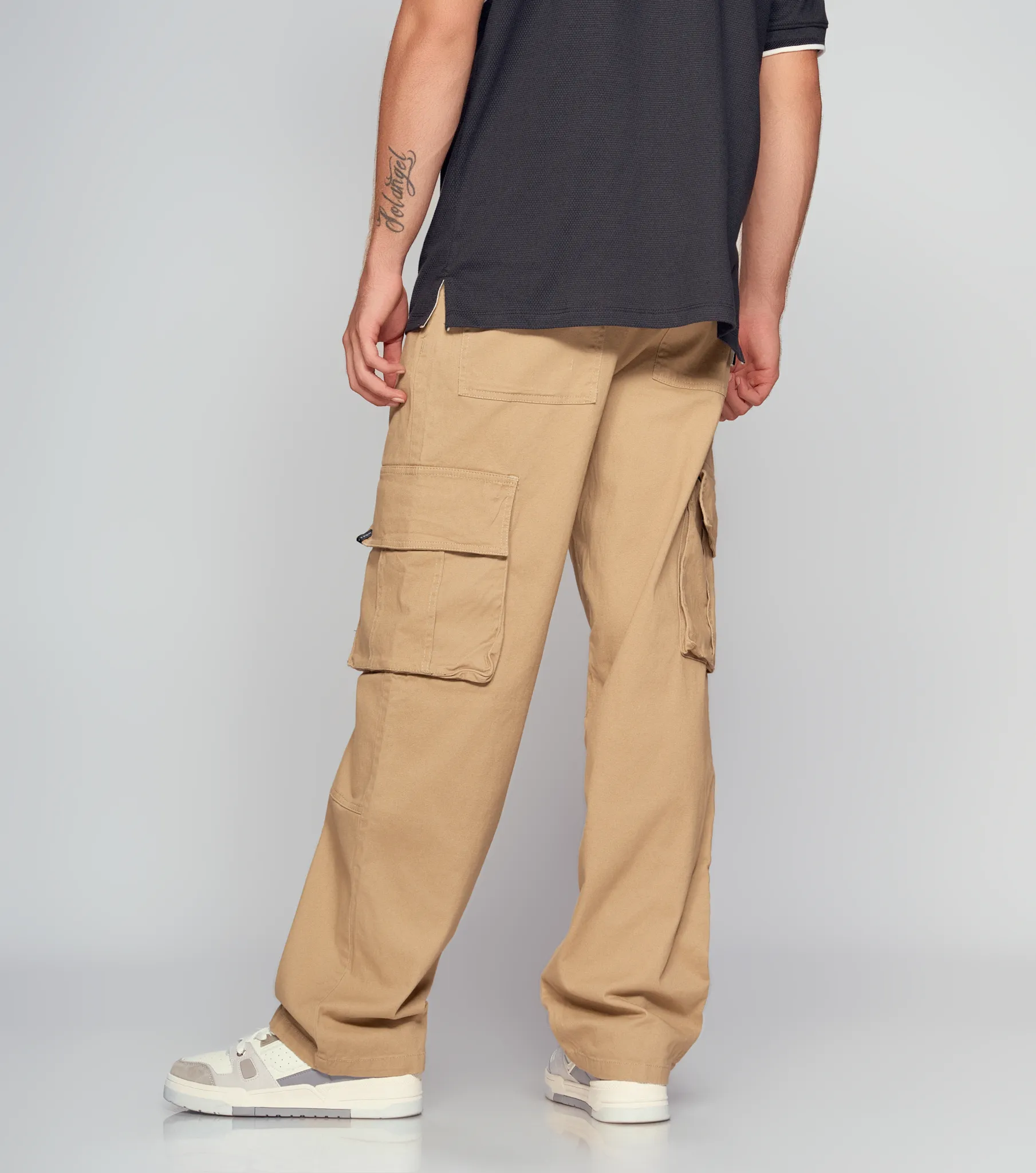 Panatalon Para Hombre Cargo Con Cortes Brand TyperKQ